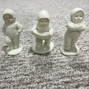 Dancing To A Tune Snowbabies set of three like new